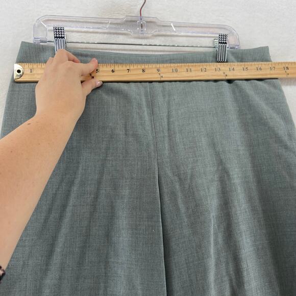 Akris Punto Gray Wool Pants Size 10 - Picture 5 of 7